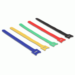 Sachet de 10 attaches velcro 12x200mm - 18635