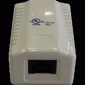 Prise monobloc 1 RJ45 U/UTP Cat 5e - EO4960