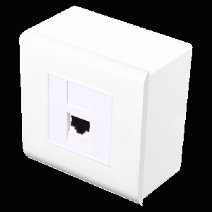 Prise complète 1 RJ45 F/UTP Cat 6a format Legrand - EO4966BC6