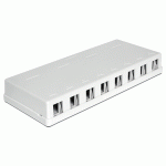 Boite monobloc pour embase réseau 8 sorties - 86209