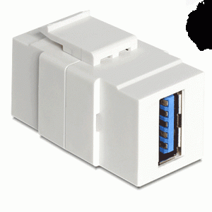 Embase Keystone USB3.0 A femelle >USB3.0 A femelle - 86319