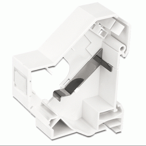 Kit montage rail din pour embase Keystone +terre - 86232
