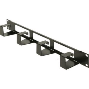 Platine guide fils 1U 19' 1U noire - EO5008N