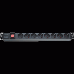 Multiprise 19" 8 sorties 16A avec interrupteur - EO5012-81