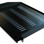 Plateau porte modem 19" 1U 250mm noir - EO5018N-250