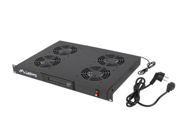 KIT VENTILATION 1U 4Ventilateurs  AVEC REGULATION - AK-1503-B