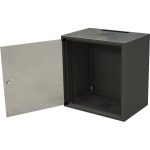 Coffret de brassage 19" 10U prof 500 porte vitrée - EO5045-10-500