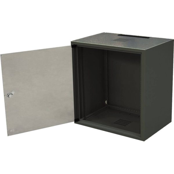 Coffret de brassage 19" 12U prof 400 porte vitrée - EO5045-12