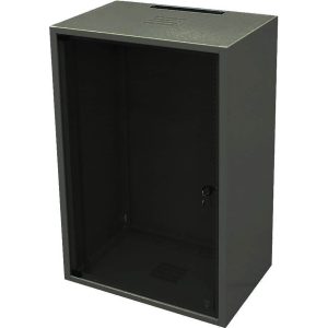 Coffret de brassage 19" 15U prof 500 porte vitrée - EO5045-15-500