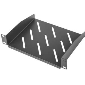 Plateau porte Modem rackable 10" noir 1U - AK-1012-B