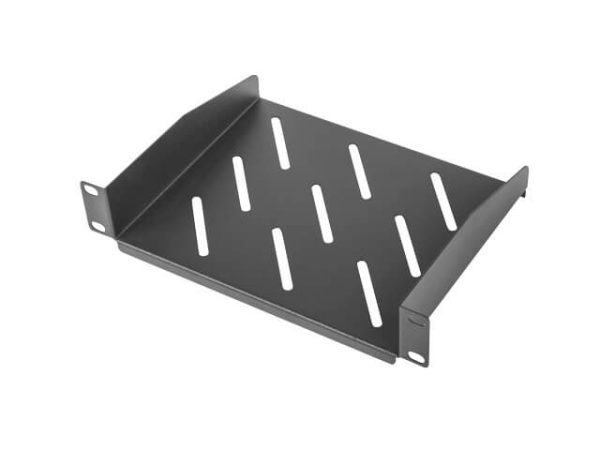 Plateau porte Modem rackable 10" noir 1U - AK-1012-B