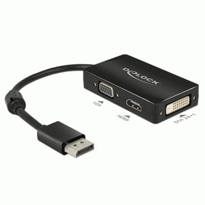 Adaptateur Displayport 1.1 > VGA/HDMI/DVI - 62656