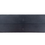 Obturateur 19'' 2U noir Plastique clipsable - EO5122-2