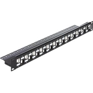 Panneau de brassage nu 19" 1U HB 24 ports Keystone - 43278