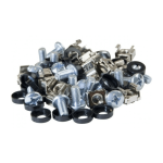 Kit 20 vis écrous-cages ronds M6X12 - EO5125