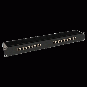Panneau de brassage 16 ports 19'' 1U Cat 6a F/UTP - EO5216SA6