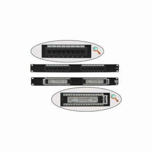 Panneau de brassage 16 ports 19'' 1U Cat 6 U/UTP - EO5216U6