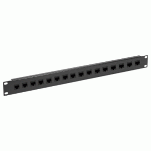 Panneau de brassage 16 ports 19" 1U Cat 6 U/UTP - EO5316U6