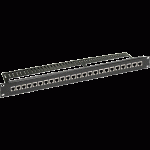 Panneau de brassage 24 ports 19" 1U Cat 6a STP - EO5324S6A