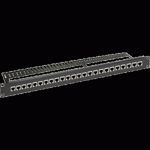 Panneau de brassage 24 ports 19" 1U Cat 6 STP - EO5324S6