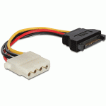 Adaptateur d'alim. Sata Mâle vers Molex 5"1/4 - 60115