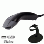 DOUCHETTE CODES BARRES LASER 280mm SUR PIED USB - 1200G-2USB-1