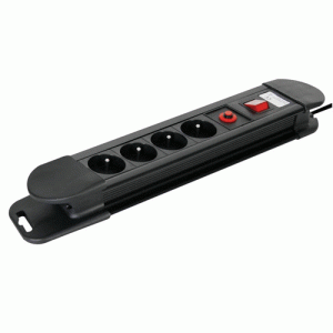 Multiprise eco avec interrupteur 4 sorties + prot - KO60629