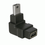 Adaptateur Mini USB 2.0 B M/M coudé - 65097