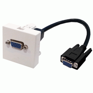 Plastron 45x45 VGA + câble de 0,2m - KO66690