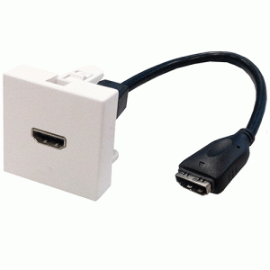 Plastron 45x45 HDMI + câble de 0,2m - KO66691