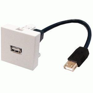 Plastron 45x45 USB + câble de 0,2m - KO66692