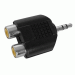 Doubleur RCA Femelle vers Jack Mâle 3.5mm stéréo - KO66787RCA