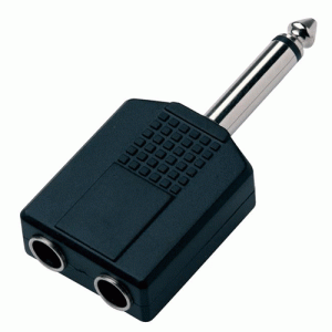 Doubleur Jack 3.5mm 2 Femelle / 1 Mâle Mono - KO66806