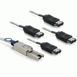 Câble SAS externe SFF-8088 vers 4x eSata - 83064