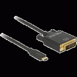 Câble USB Type C -> DVI 24+1 mâle 4K 30Hz 3m - 85322