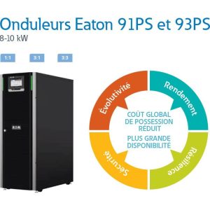 93PS 10kW frame 8kW sans batteries avec by-pass - 93PS8MBS