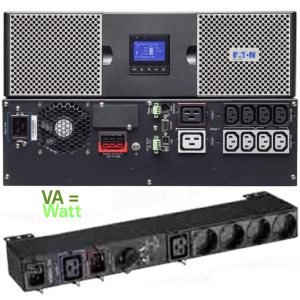 Onduleur 1/1 online Eaton 9PX 3000 DIN HotSwap MBP - 9PX3000IRTBPD