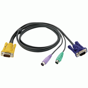 Câble KVM 2L-5202P PS2/VGA vers SPHD 1.8m - 2L-5202P
