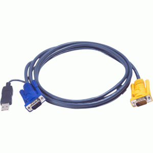 Câble KVM 2L-5202UP USB/VGA vers SPHD 1.8m - 2L-5202UP