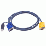 Câble KVM 2L-5206UP USB/VGA vers SPHD 6m - 2L-5206UP