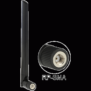 Antenne omni. 2.4Ghz 3dBi / 5Ghz 5dBi RP-SMA 360° - 88898