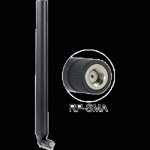 Antenne omni. 2.4Ghz 5.5dBi /5Ghz 9dBi RP-SMA 360° - 88991
