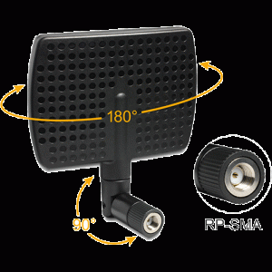 Antenne direct. 2.4Ghz 5dBi /5Ghz 7dBi RP-SMA - 88447
