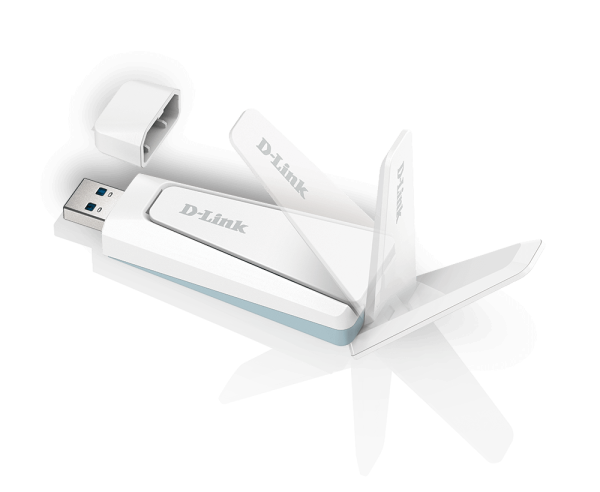 Adaptateur USB WiFi6 AX1800 - WPA3 - Ant. Pliable - AX18U