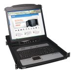 B020-U08-19-IP 8PT CONSOLE IP KVM W19'' LCD - B020-U08-19-IP