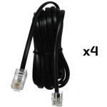4 câbles RJ45 vers RJ11 - BFFXXCABLEKIT