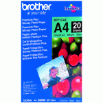 Papier photo brillant A4 (20 feuilles) - BP71GA4