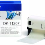 etiquettes CD/DVD adhésif (100) Ø58mm - DK11207