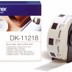 Etiquettes rondes pré-découpées (1000) Ø24mm - DK11218