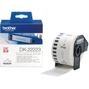 Ruban continu Papier, Noir sur blanc, 50 mm - DK22223